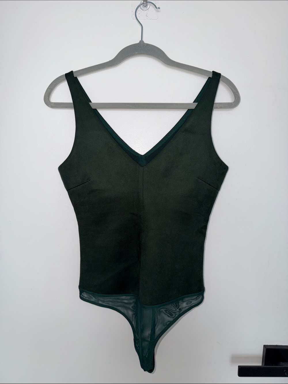 BCBGMaxAzria Deep Green V-Neck Dress